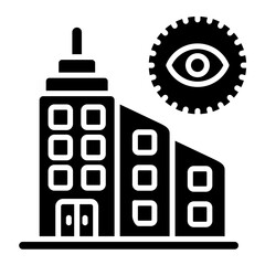 Vision Glyph Icon