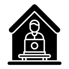 Home Office Glyph Icon