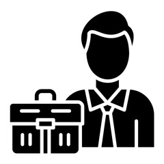 Employee Glyph Icon