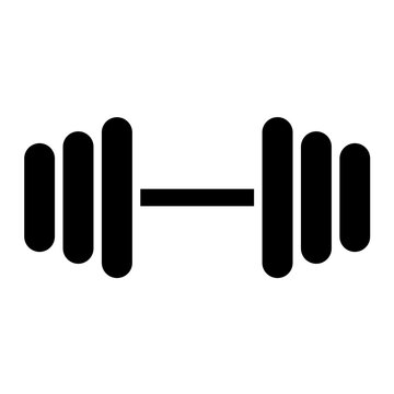 Adjustable Dumbbells Glyph Icon