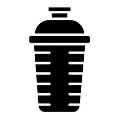 Protein Shake Glyph Icon