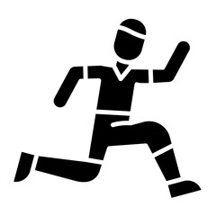 Physical Fitness Glyph Icon