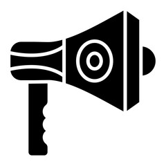 Loudspeaker Glyph Icon