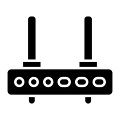 Modem Glyph Icon