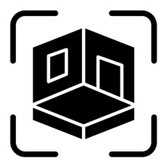 3D Surface Glyph Icon