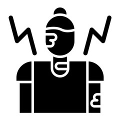 Autoimmune Reaction Glyph Icon