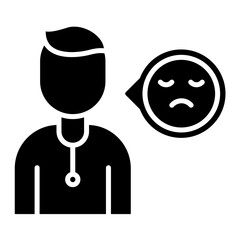 Sleep Disturbances Glyph Icon