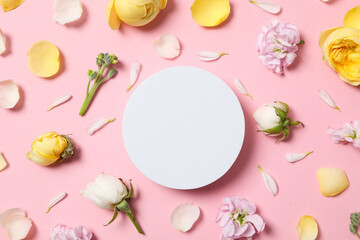 Concept of greeting, 8 march, Women's day, space for text