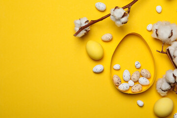 Concept of Easter, Easter holidays, space for text