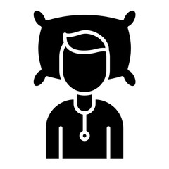 Bedridden Glyph Icon