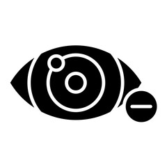 Shortsighted Glyph Icon