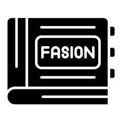 Fashion Book Glyph Icon