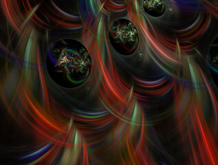 Imaginatory fractal abstract background Image