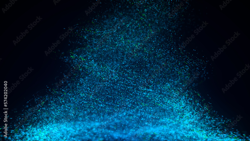 Poster particle tornado, motion background. abstract background with connecting dots. vortex. whirlpool bri
