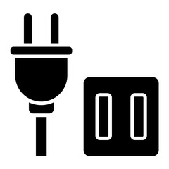 Unplug Devices Glyph Icon