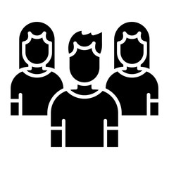 Team Member Glyph Icon