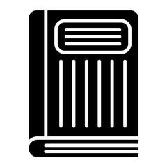 Accounting Guidelines Glyph Icon