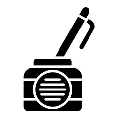 Pen And Ink Glyph Icon