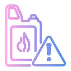 Obraz premium burn icon