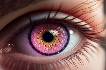 Astonishing 3D Woman Eye art of an incredibly detailed and lifelike eye. GENERATED AI.