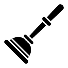 Cup Plunger Glyph Icon