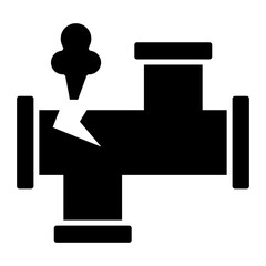 Pipe Glyph Icon