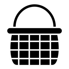 Basket Glyph Icon
