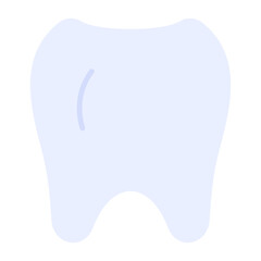 Teeth Flat Multicolor Icon