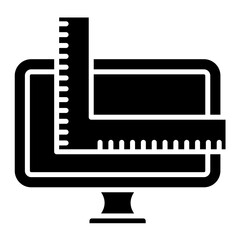 Measuring Glyph Icon