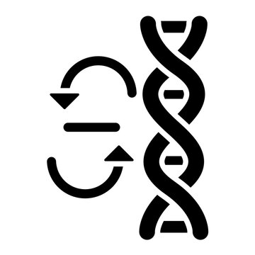 Genetic Modification Glyph Icon