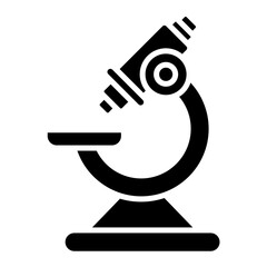 Microscope Glyph Icon