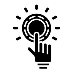 Clicks Glyph Icon