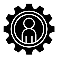 Personalization Glyph Icon