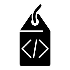 Meta Tags Glyph Icon