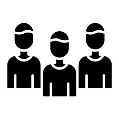 End Users Glyph Icon