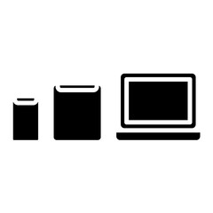 Progressive Enhancement Glyph Icon