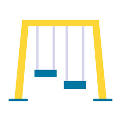 Swing Flat Multicolor Icon