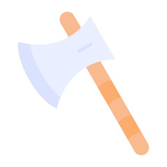 Axe Flat Multicolor Icon
