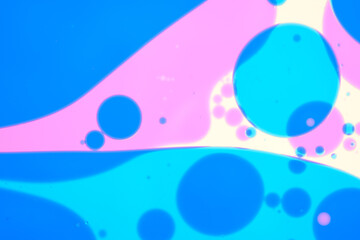 abstract background with bubbles oil.	
