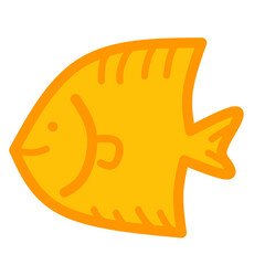 Fish vector element