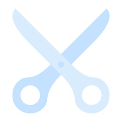 Scissor Flat Multicolor Icon