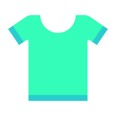 Tshirt Flat Multicolor Icon