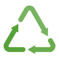 Recycle Flat Multicolor Icon