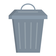 Garbage Cleaning Flat Multicolor Icon