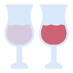 Drinks Flat Multicolor Icon