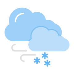 Blizzard Flat Multicolor Icon