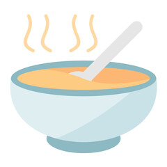 Soup Flat Multicolor Icon