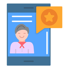 Favorite Flat Multicolor Icon