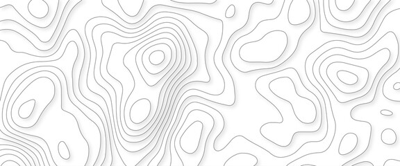 Topographic map and landscape terrain texture grid. Topography map art curve drawing, seamless pattern.