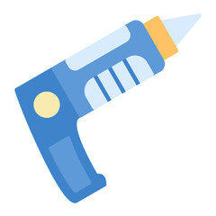 Caulking Gun Flat Multicolor Icon